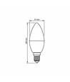 E14 7W LED kaarslamp - C37, 700lm, 4000K, vervangt 50W