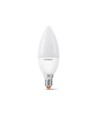 E14 7W LED kaarslamp - C37, 630lm, 3000K warm wit, vervangt 50W