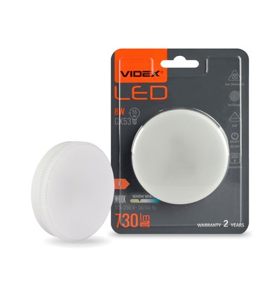 GX53 8W LED-lamp - Warm wit