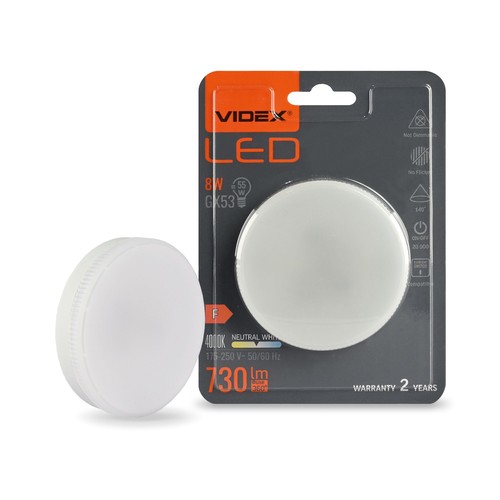 GX53 8W LED-lamp - Neutraal wit