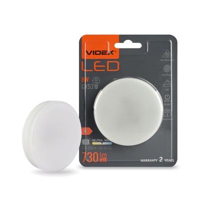 GX53 8W LED-lamp - Neutraal wit