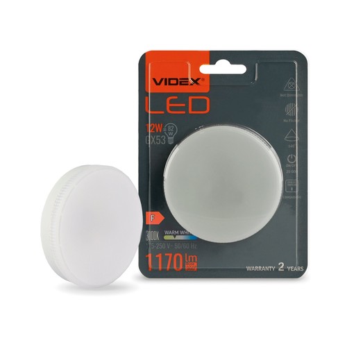 GX53 12W LED-lamp - Warm wit