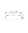 GX53 12W LED-lamp - Warm wit