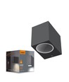 GU10 wandlamp voor gevelverlichting - IP54 buiten, aluminium, zonder lichtbron