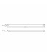 120cm 72W LED-armatuur - 5000K, zwart, 8000 lumen