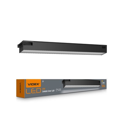 60cm 24W LED lichtlijn - 2400lm, 5000K, zwart, 5 jaar garantie, binnenshuis