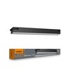 60cm 24W LED lichtlijn - 2400lm, 5000K, zwart, 5 jaar garantie, binnenshuis