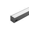 60cm 24W LED lichtlijn - 2400lm, 5000K, zwart, 5 jaar garantie, binnenshuis