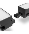 60cm 24W LED lichtlijn - 2400lm, 5000K, zwart, 5 jaar garantie, binnenshuis