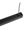 120cm 50W LED lichtlijn, zwart - 5000lm, IP20, koppelbaar, 5 jaar garantie