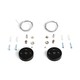 1,5m ophangkabel voor LED armaturen - Zwart, 2 stuks kabels, incl. montageset