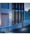 15W LED bulkhead wand/plafondlamp - IP65, 1200lm, 5000K, grijs, IK07, ovaal