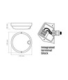 11W LED plafondlamp met sensor - IP54, IK07, 120°, 5000K, Bulkhead