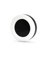 15W LED bulkhead wand/plafondlamp, zwart - 1550lm, IP65, 5000K, 190x190mm, buiten/binnen