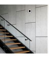 15W LED bulkhead wand/plafondlamp, zwart - 1550lm, IP65, 5000K, 190x190mm, buiten/binnen