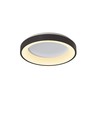 72W LED plafondlamp met afstandsbediening, RGB+CCT - Dimbaar, zwarte rand, 45x45cm, 4700lm, IP20