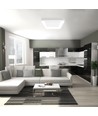72W LED plafondlamp met afstandsbediening - Dimbaar, 2700-6000K, flicker free, witte rand