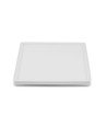 24W LED plafondlamp, vierkant - 2900lm, 4000K, 29x29cm, witte rand, IP20 binnen
