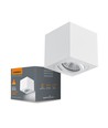 GU10 opbouwspot - Wit, 8x8x8,5 cm, IP20 binnen, zonder lichtbron