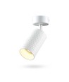 GU10 opbouwspot Grant - Wit, rond, kantelbaar, zonder lichtbron