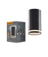 GU10 plafondspot - zwart, opbouw, zonder lichtbron