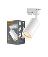 1-fase GU10 spanningsrailspot - Wit, zonder lichtbron, 1F2W