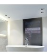 GU10 inbouwspot - Zwart, aluminium, 85x85 mm, IP20 binnen