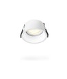 GU10 inbouwspot - Vierkant, wit, aluminium, IP20 binnen, zonder lichtbron