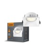GU10 inbouwspot - Vierkant, wit, aluminium, IP20, zonder lichtbron