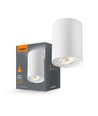 GU10 opbouwspot - Wit, Ø9,6cm, hoogte 12,5cm, zonder lichtbron