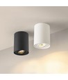 GU10 opbouwspot - Wit, Ø9,6cm, hoogte 12,5cm, zonder lichtbron
