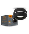 GX53 inbouwspot - Zwart, aluminium, IP20, 90x90mm, gat: Ø7,3-7,7 cm, zonder lichtbron