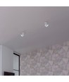 GX53 plafondspot - Wit, aluminium, 80x80x82 mm, IP20 binnen, zonder lichtbron