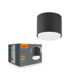 GX53 plafondspot - Zwart, 8x8x6cm, zonder lichtbron, IP20 binnenshuis