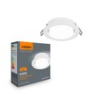 GX53 inbouwspot - Wit, aluminium, Ø10,8cm, IP20, zonder lichtbron