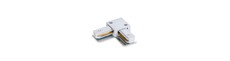 L-connector voor 1-fase rail - Wit, 1F2W