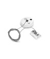 Draadhanger voor rails spot - 1 stuk, wit