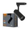 10W 1-fase railspot - 36 graden, 4000K, Zwart, IP20, RA80