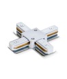 X-verzamelaar voor 1-fase rail - Wit, 1F2W