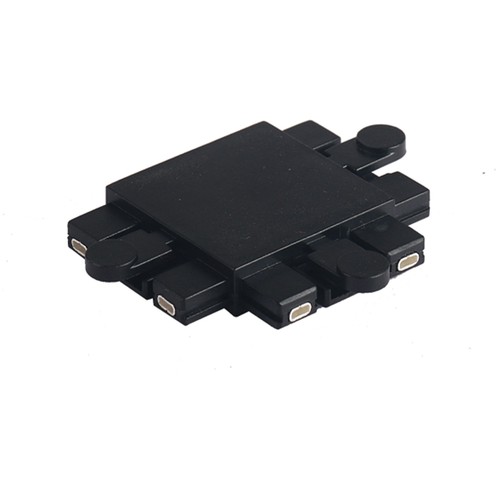 T-verbinder voor magnetisch railsysteem, 48V - Zwart, 68x24x9.5 mm, binnenshuis