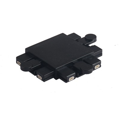T-verbinder voor magnetisch railsysteem, 48V - Zwart, 68x24x9.5 mm, binnenshuis