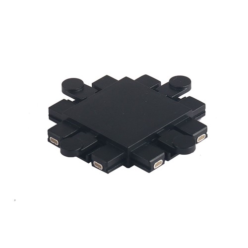 X-verbinder voor magnetisch railsysteem, 48V - Zwart, IP24, VL-TRMS-FC05B