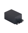 Aansluitbox voor magnetische rail, zwart - Geschikt voor 24x6mm opbouwrail