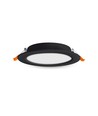 6W Ø11,8cm LED inbouwpanel - 620lm, 4000K, witte rand, flicker free