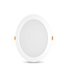 24W Vierkant LED inbouwpanel - 1830lm, 4000K, 29,5 x 29,5 cm, witte rand, IP20 binnen