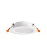 4W Ø10cm LED inbouwpanel - 4000K, geïntegreerde driver, witte rand