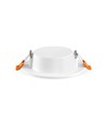 4W Ø10cm LED inbouwpanel - 4000K, geïntegreerde driver, witte rand
