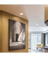 12W LED inbouwpaneel - 1350lm, 4000K, 120 graden, frameloos design, verstelbare montage