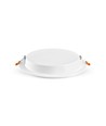 18W frameloos LED inbouwpaneel - 2100lm, 4000K, 22,2 x 22,2 cm, geïntegreerde driver, witte rand