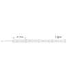10m 17W/m waterdichte LED strip - 24V DC, IP68, 168 LED's per meter!